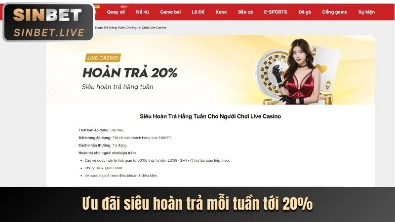 Banner khuyến mãi dành cho thành viên VIP